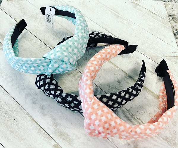 Top Knot Headband-3 colors