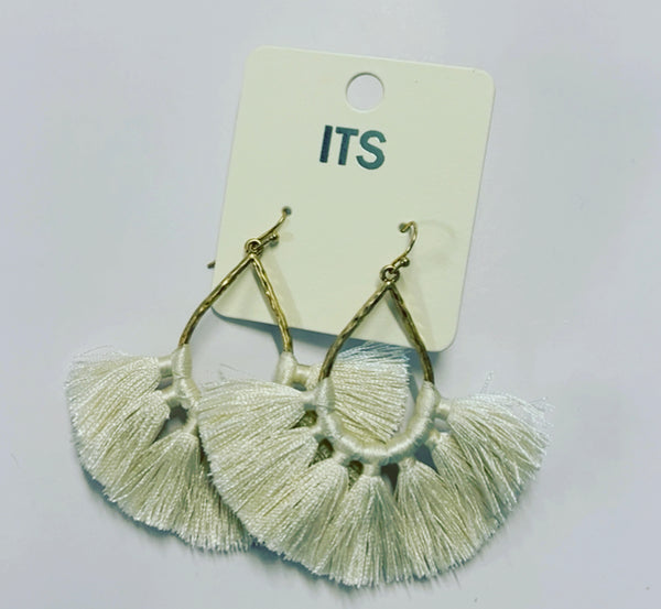 Fan Tassel Earrings