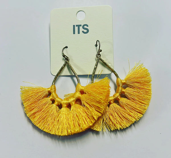 Fan Tassel Earrings