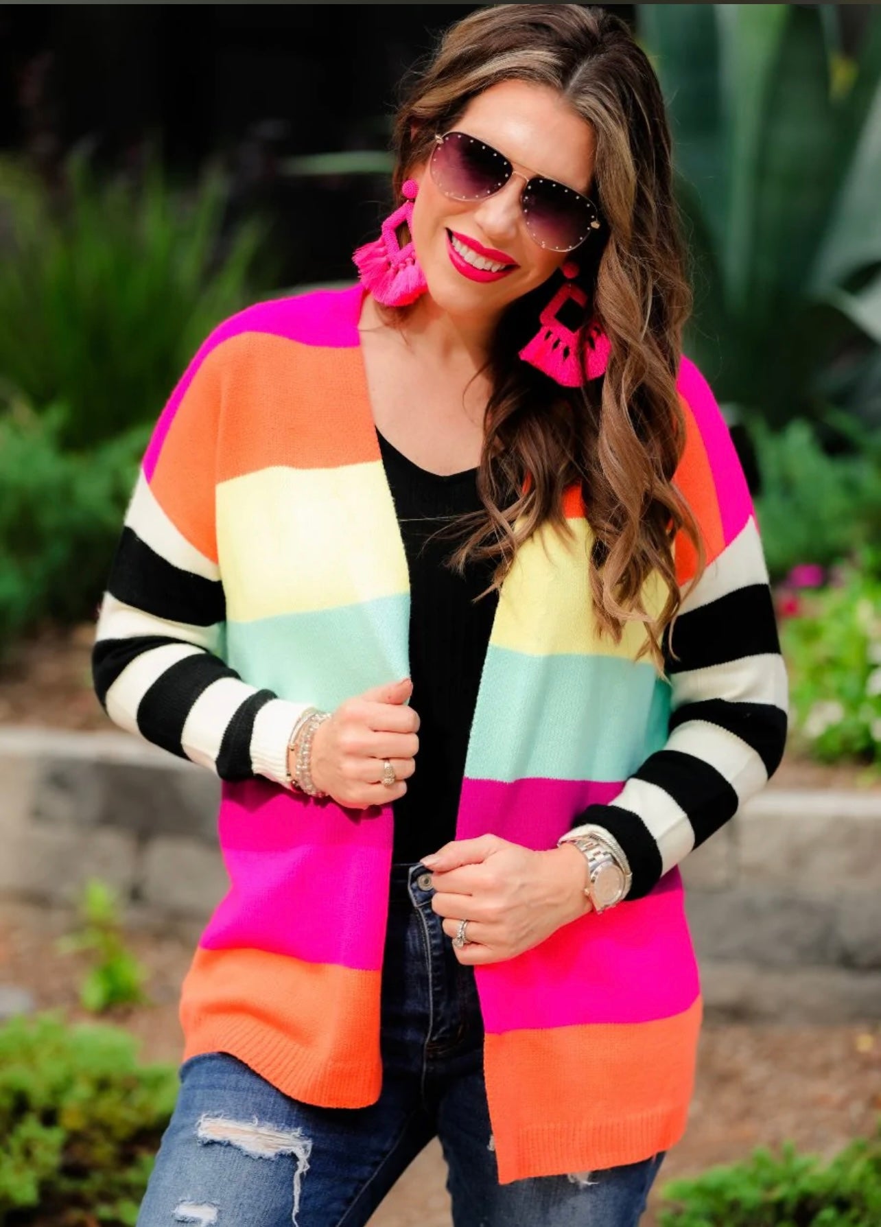 Over The Rainbow Color Cardigan