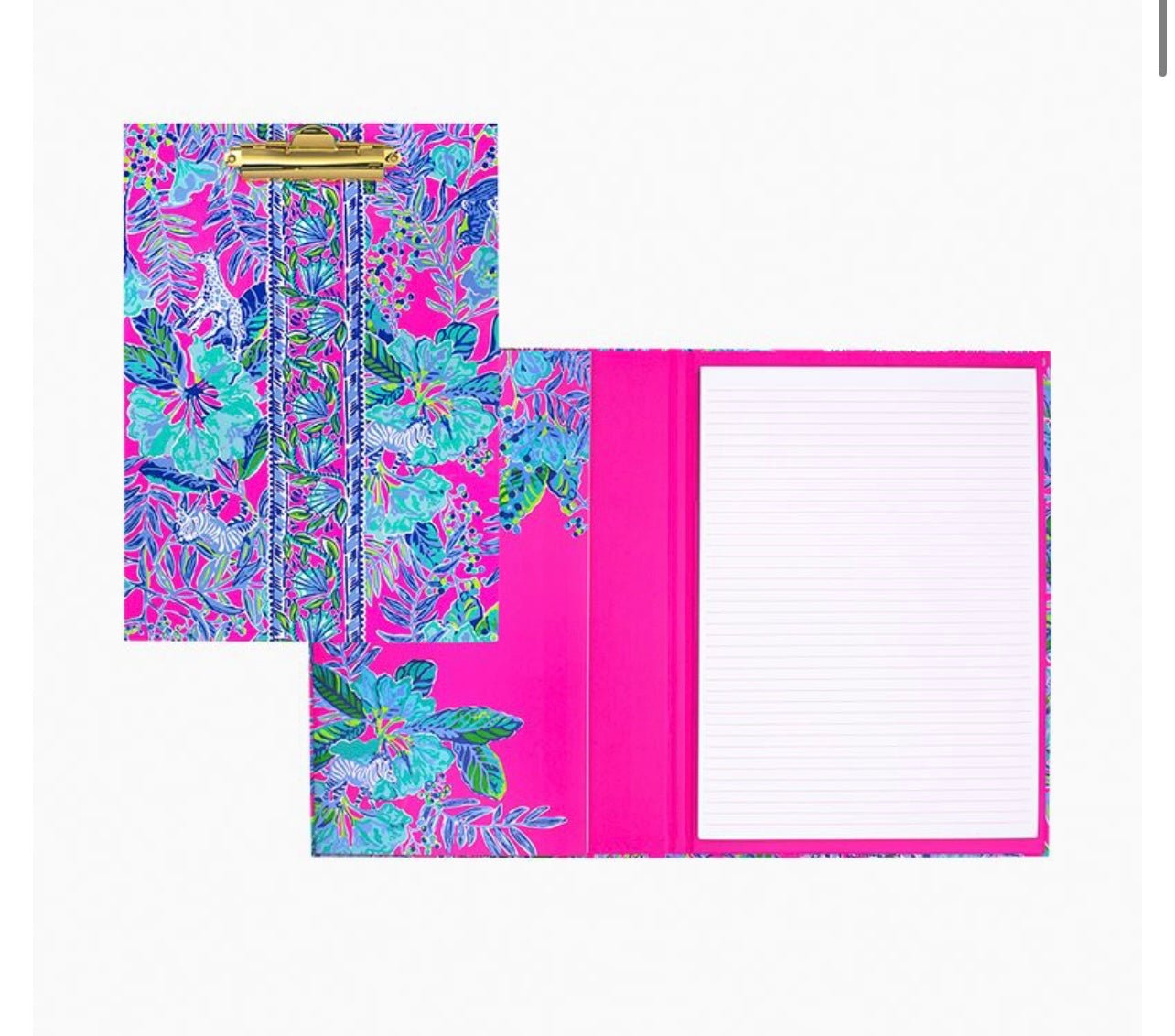 Lilly Pulitzer Clipboard Folio - Lil Earned Stripes