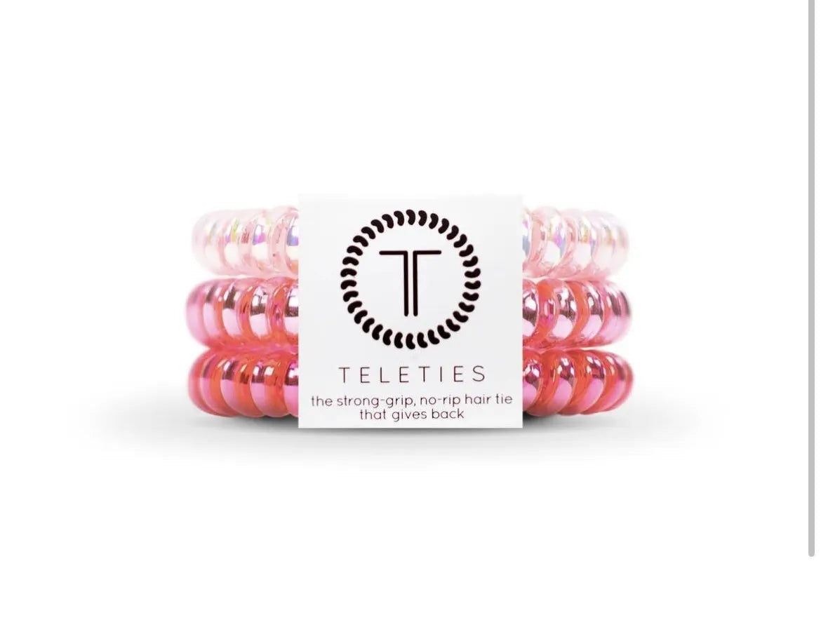 Teleties- Think Pink Hair Ties