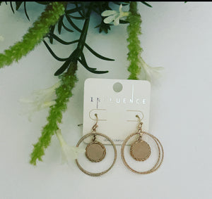 Neutral Druzy Hoops - Grove Clothing & Co.