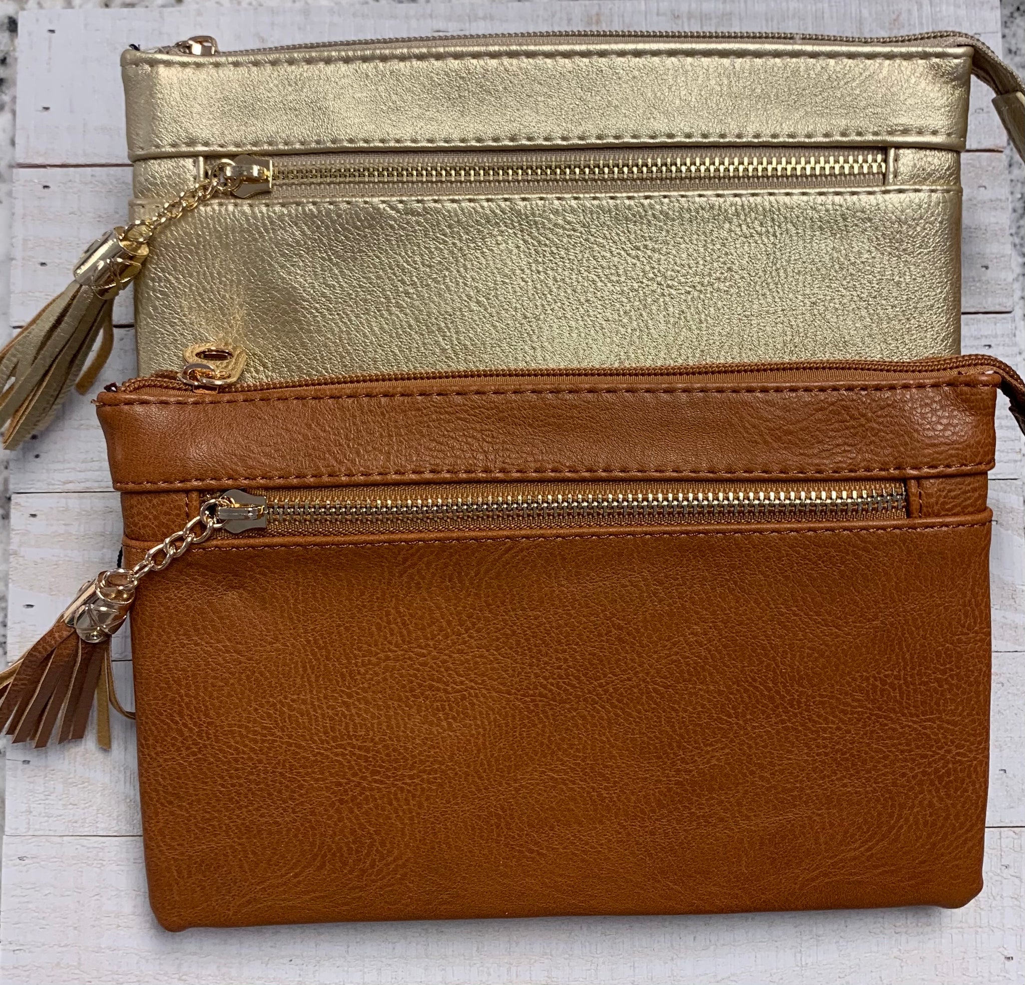 Tassel Wristlet/Crossbody - Grove Clothing & Co.