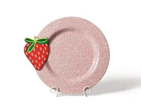 Red Small Dot Big Entertaining Round Platter - Grove Clothing & Co.