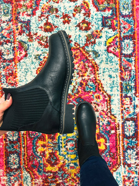 Corky's Cabin Fever Black Bootie