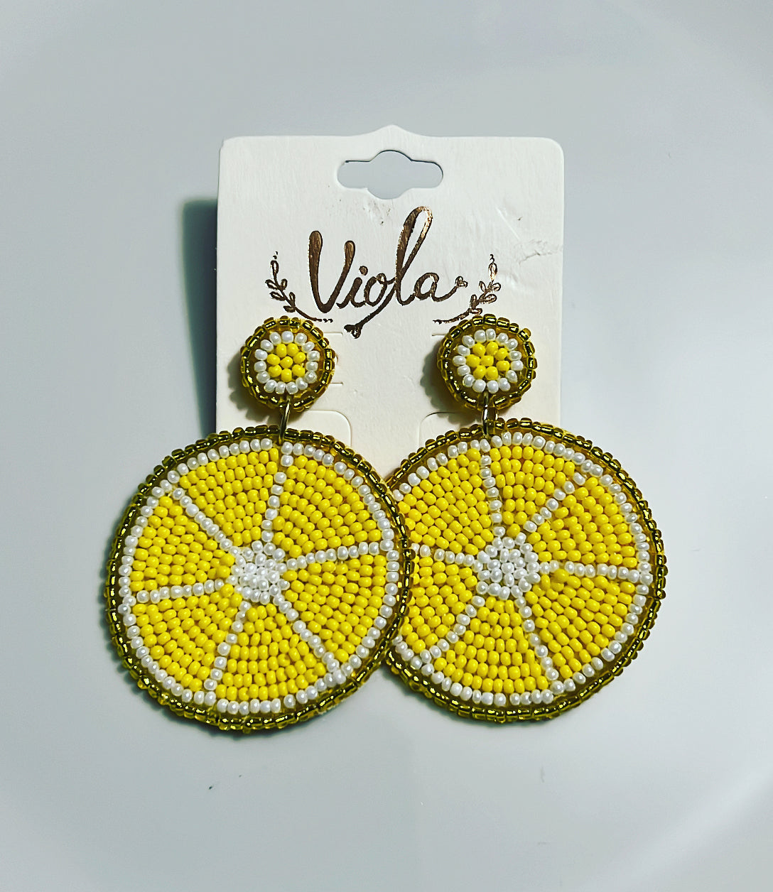 Lemon Slice Seed Beads