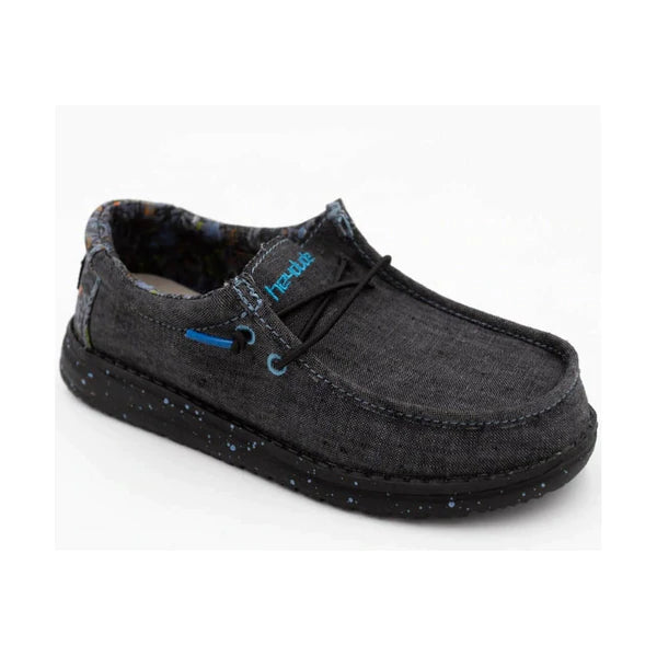 HEY DUDE Wally TODDLER Chambray Wave Ride Slip On
